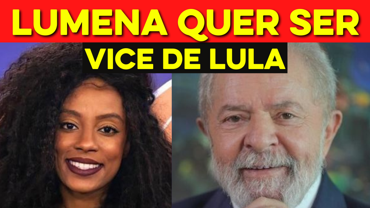 Lumena pede para ser vice de Lula nas eleições de 2022 Vamos assumir o B.O desse país juntos💥